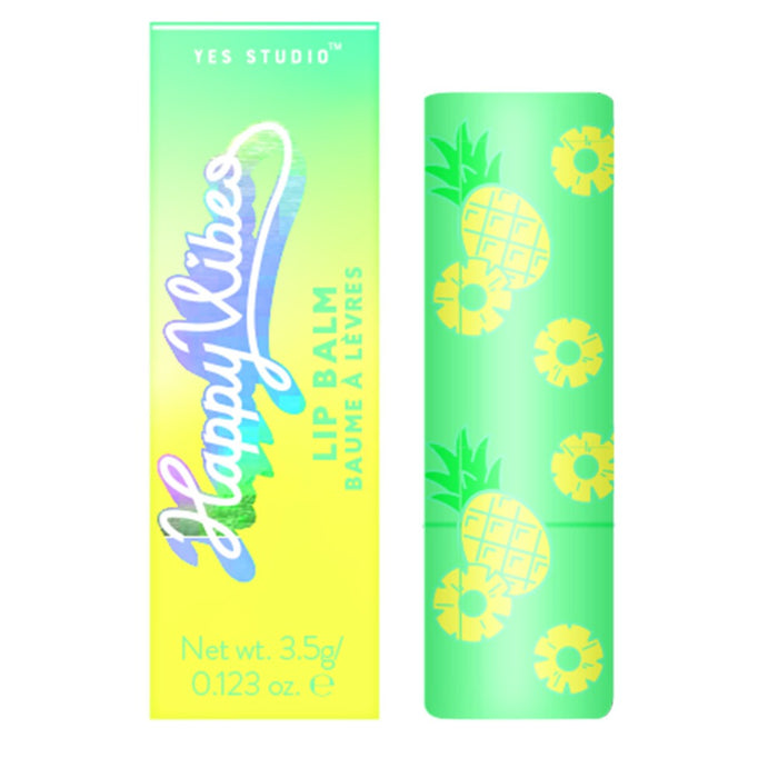 Yes Studio Happy Vibes Pineapple Lip Balm