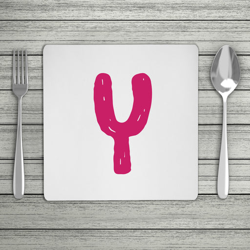 Bright & Bubbly Initial Placemat