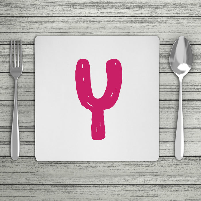 Bright & Bubbly Initial Placemat