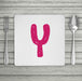 Bright & Bubbly Initial Placemat
