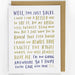 Awkward Sympathy Card