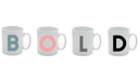 Personalised Bold Initial Mug (Various Colours)