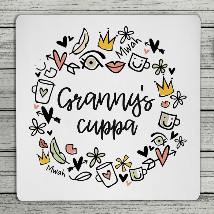 Happy Personalised Name Coaster