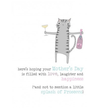 Filled With Prosecco Mother's Day Card