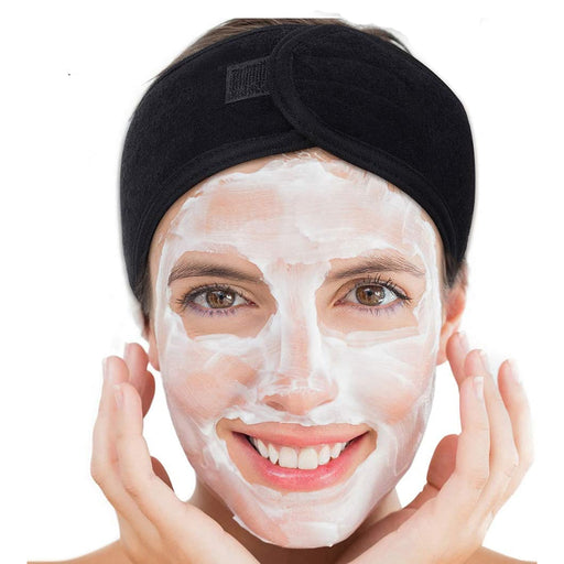 Cotton Spa Headband Black