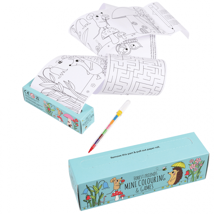 Forest Friends Mini Colouring And Games