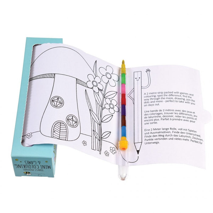 Forest Friends Mini Colouring And Games