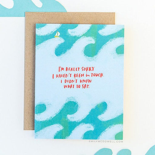'I Didn't Know What To Say' Empathy Card