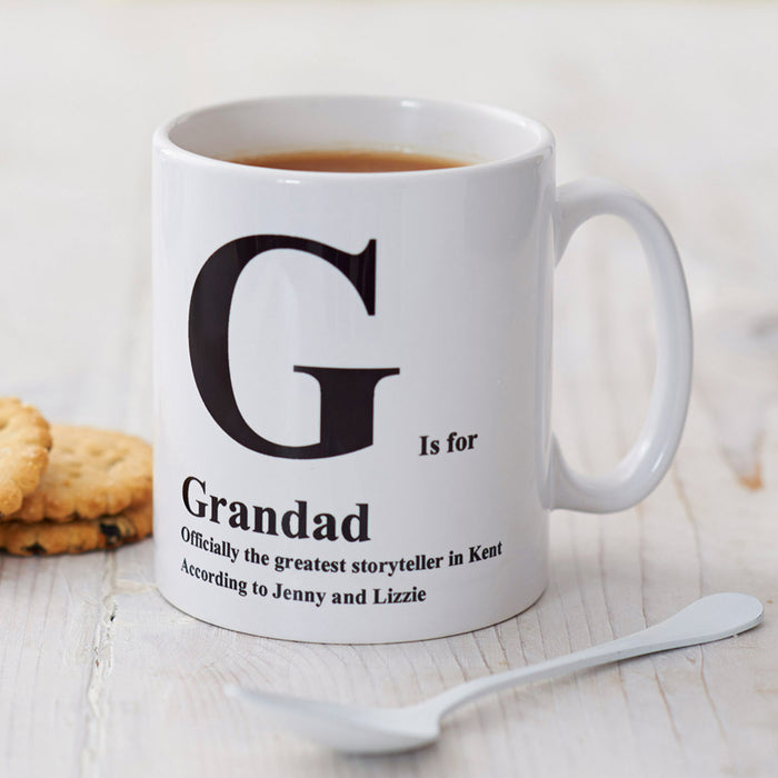 Personalised Initial Mug
