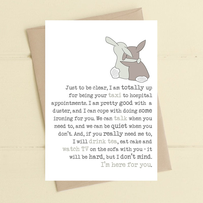 "Just to be Clear" Card