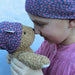 Girl's Liberty Print Ditsy Red Bold Beanie (Various Sizes)