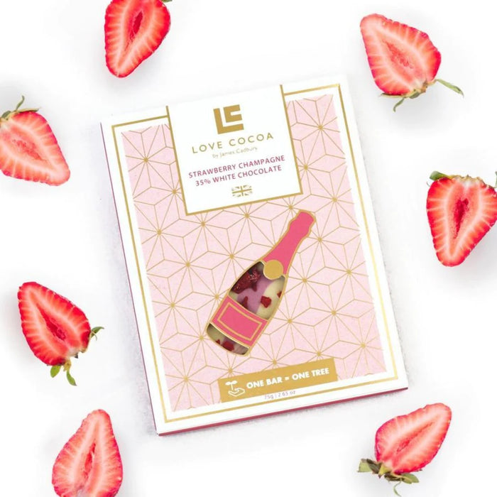 Prosecco Pink Gift Set Chocolates