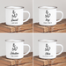 Personalised Sailing Anchor Enamel Mug