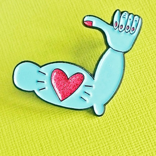 Stay Strong Encouragement Enamel Pin