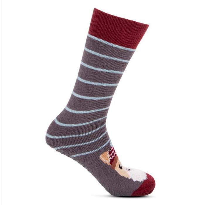 Totes Mens Dog Slipper Socks